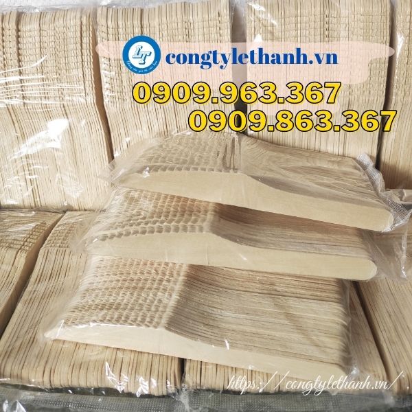 Dao gỗ đồ dùng 1 lần giá rẻ chất lượng dao gỗ