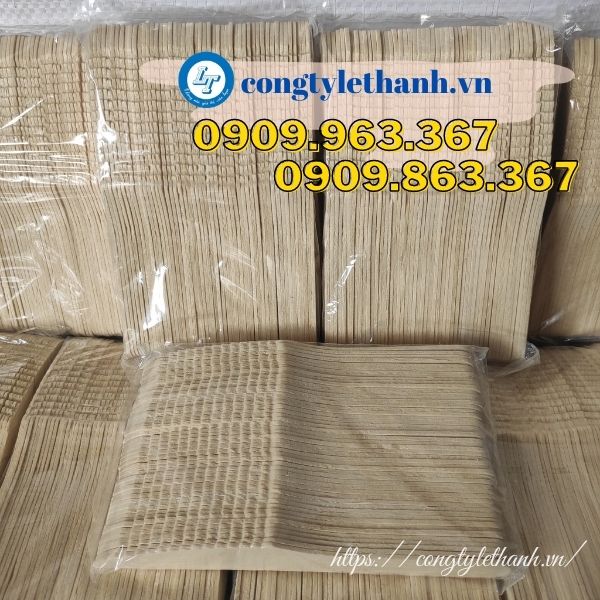 Dao gỗ đồ dùng 1 lần giá rẻ chất lượng dao gỗ