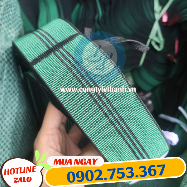 Dây ràng bố màu xanh đồng đều Dây ràng bố màu xanh đồng đều