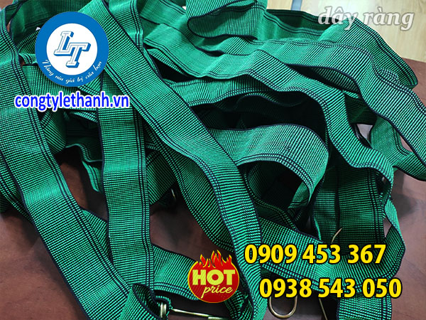 Bán sỉ dây thun ràng đồ xe máy HCM Dây bố xanh bản 5cm