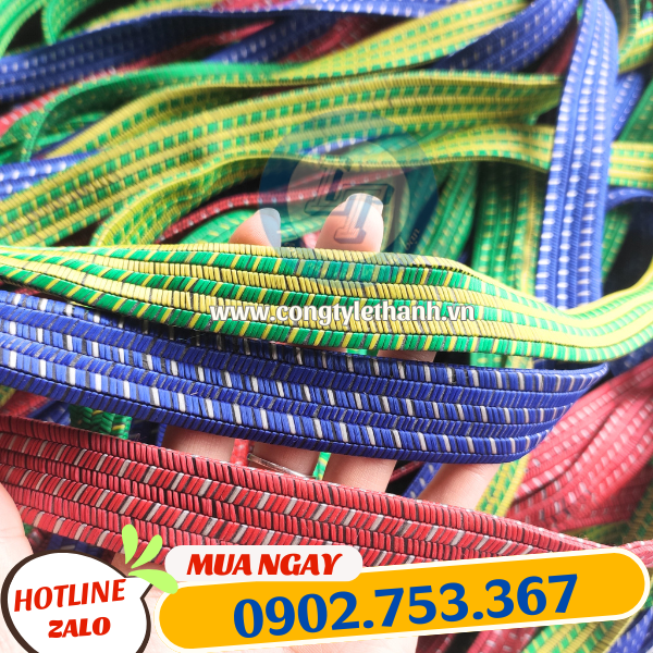 Dây cao su bản dẹt 2.5 cm Dây cao su bản dẹt 2.5 cm