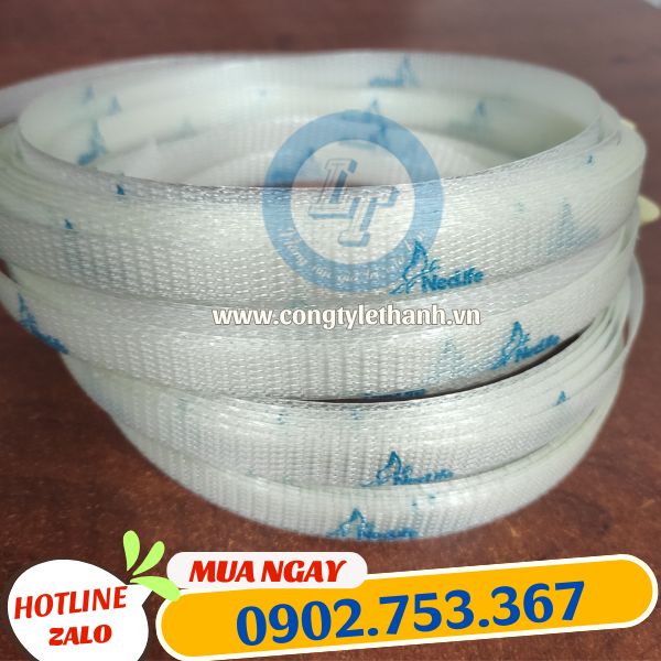 DÂY ĐAI NHỰA IN LOGO GIÁ SỈ dây đai in thương hiệu 1cm