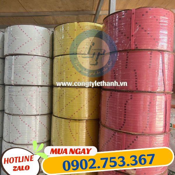 DÂY ĐAI NHỰA IN LOGO GIÁ SỈ dây đai in thương hiệu nhiều kiểu dáng