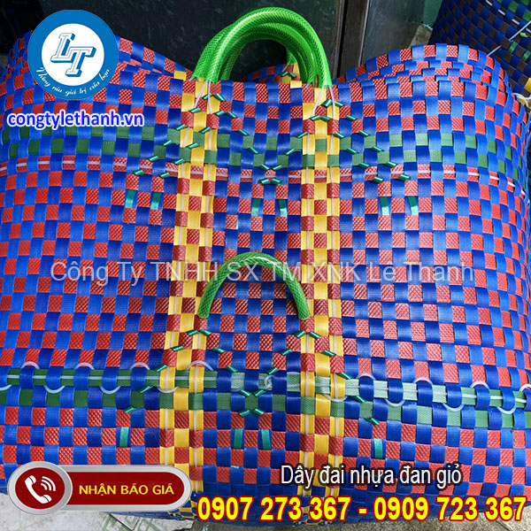 Dây đai nhựa dùng đan giỏ Dây đai nhựa đan giỏ đẹp