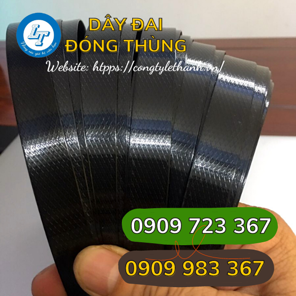 dây đai đóng hàng, buộc hàng giá sỉ ưu đãi nhiều nơi dây đai nhựa màu đen