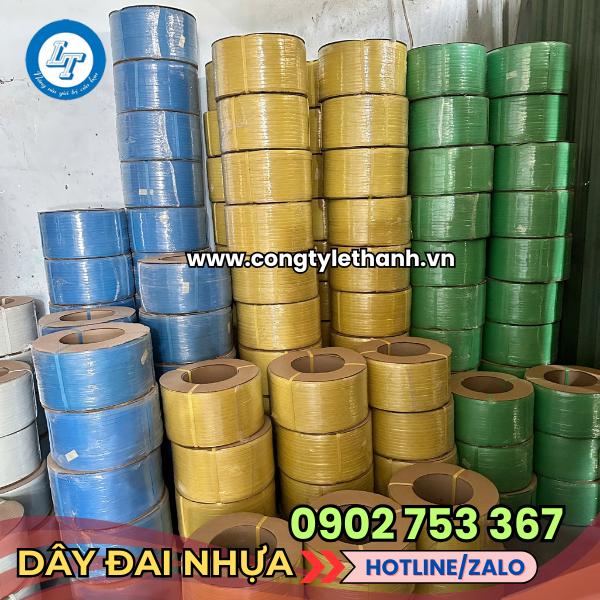 Dây đai nhựa sẵn kho Dây đai nhựa sẵn kho