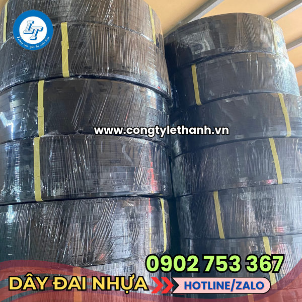 Dây đai nhựa PET cuộn 20kg Dây đai nhựa PET cuộn 20kg