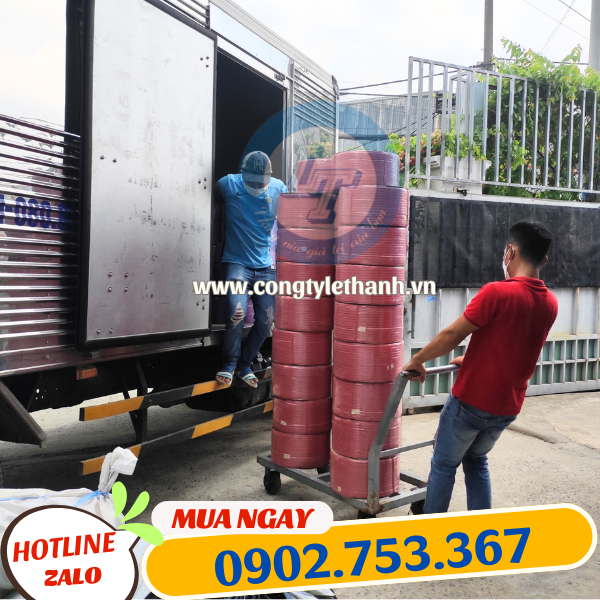 công ty giao hàng dây đai nhựa đến khách công ty giao hàng dây đai nhựa đến khách