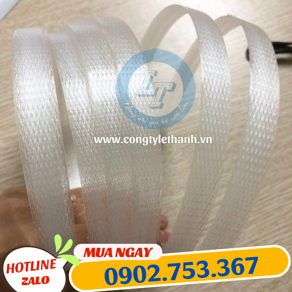 Dây đai nhựa nguyên sinh trắng trong Dây đai nhựa nguyên sinh trắng trong