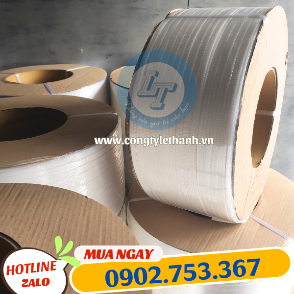 Dây đai nhựa nguyên sinh đóng thành từng cuộn tiện lợi Dây đai nhựa nguyên sinh đóng thành từng cuộn tiện lợi