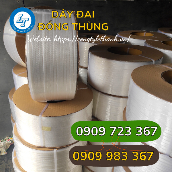 dây đai đóng hàng, buộc hàng giá sỉ ưu đãi nhiều nơi dây đai nhựa nguyên sinh