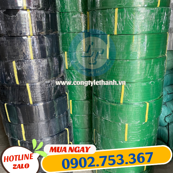 Dây đai nhựa pet chất lượng đóng thành từng cuộn 20kg Dây đai nhựa pet chất lượng đóng thành từng cuộn 20kg