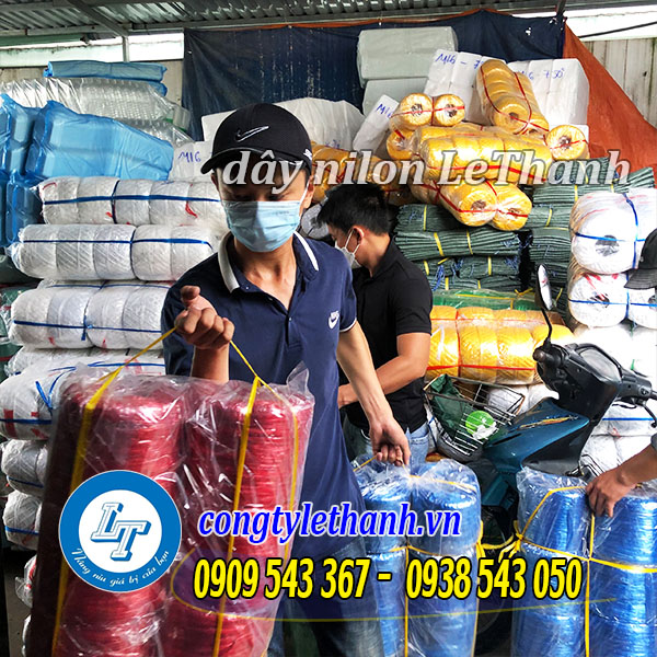 GIá siêu rẻ dây nilon cuộn nhiều màu, nhiều gam dây nilon cuộn nhiều màu