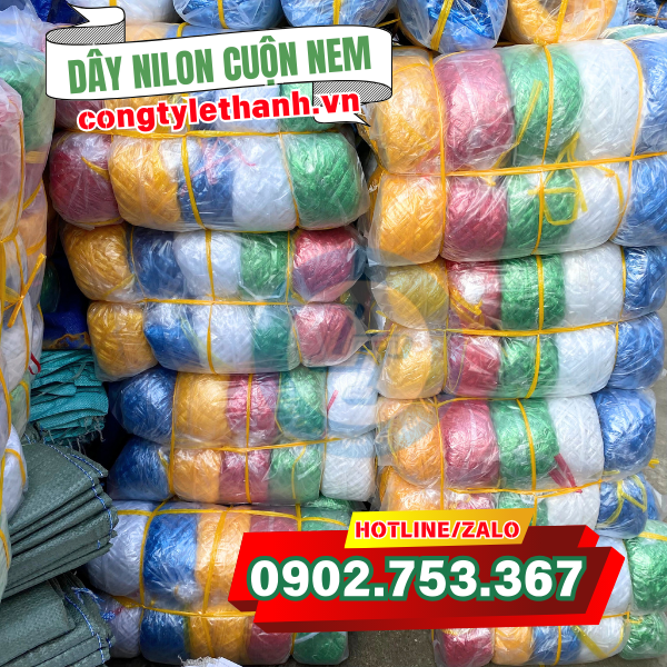 Dây nilon nem cuộn chất lượng tại kho Dây nilon nem cuộn chất lượng tại kho