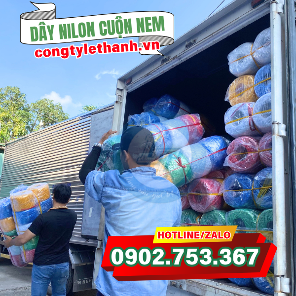 Lên hàng và giao hàng dây nilon Lên hàng và giao hàng dây nilon
