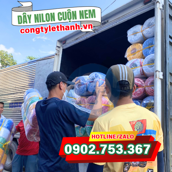 Lên hàng và giao hàng dây nilon Lên hàng và giao hàng dây nilon