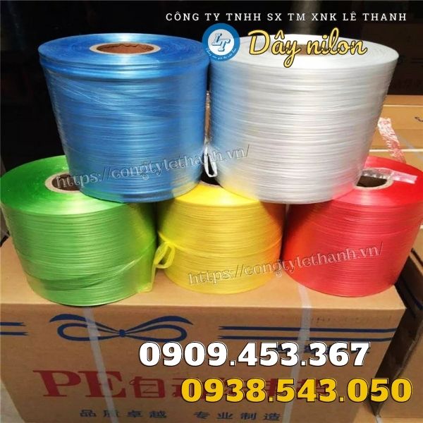 Dây nilon đài loan giá ưu đãi, giao hàng nhanh dây nilon đài loan nhiều màu sắc