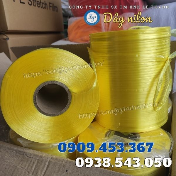 Dây nilon đài loan giá ưu đãi, giao hàng nhanh dây nilon đài loan màu vàng