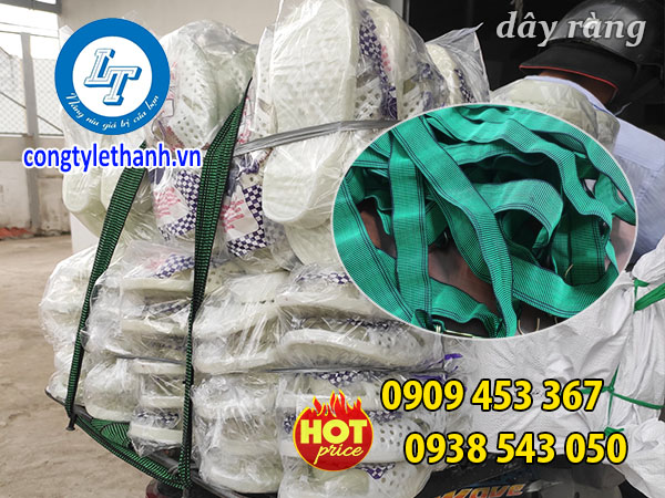 Bán sỉ dây thun ràng đồ xe máy HCM Dây bố xanh bản 5cm