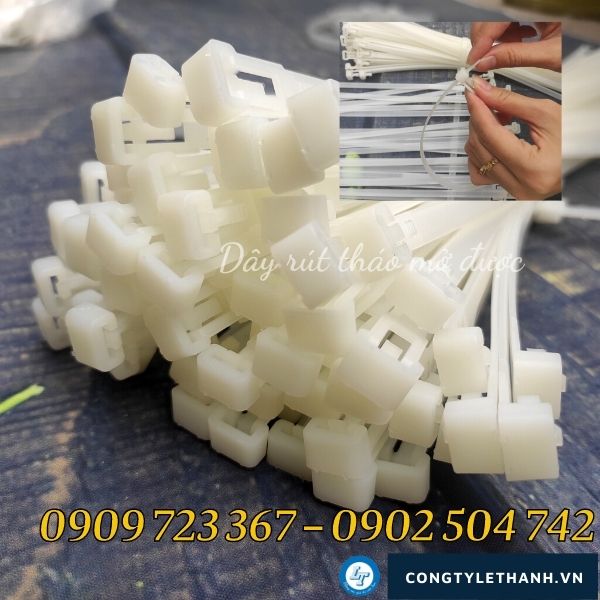 DÂY RÚT THÁO MỞ ĐƯỢC 100 SỢI GIÁ SỈ CHO ĐẠI LÝ dây rút tháo mở được