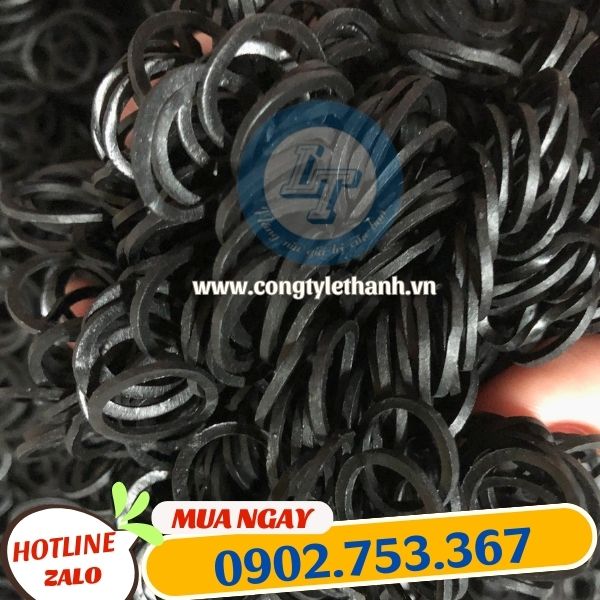 Dây thun đen cột ổi, cột trái cây giá sỉ Dây thun đen cột ổi, cột trái cây giá sỉ