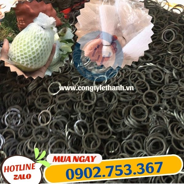 Dây thun đen cột ổi, cột trái cây giá sỉ Dây thun đen cột ổi, cột trái cây giá sỉ