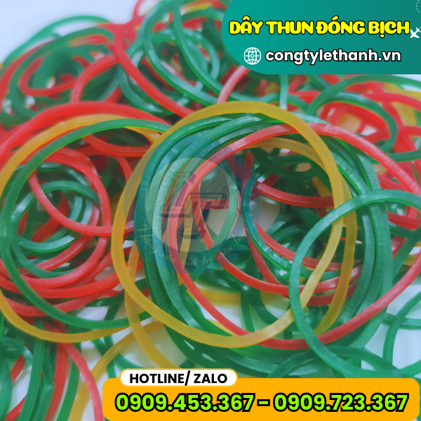 DÂY THUN CAO SU dây thun nhiều màu sắc