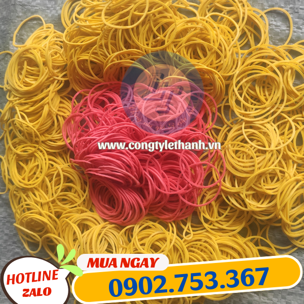 Dây thun ruột xe màu sắc đồng đều Dây thun ruột xe màu sắc đồng đều