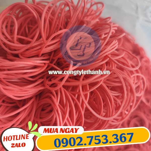 Dây thun ruột xe hồng Dây thun ruột xe hồng