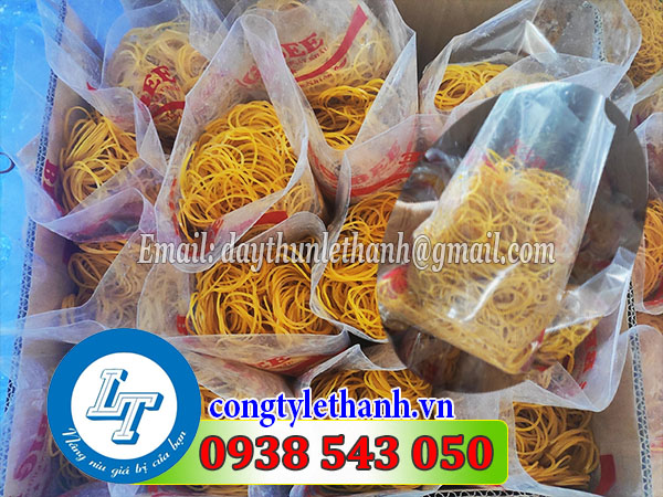 Mua sỉ lẻ dây thun, dây chun đóng bịch dây thun vàng