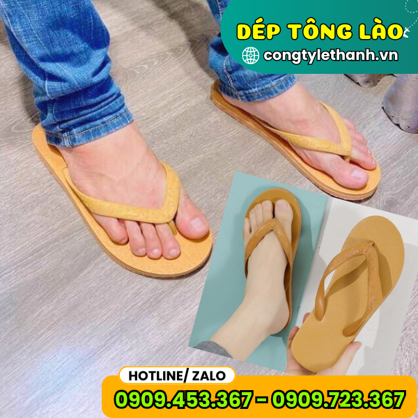 GIÁ SỈ DÉP TÔNG LÀO TẠI CƠ SỞ HCM dép tông lào đi êm chân