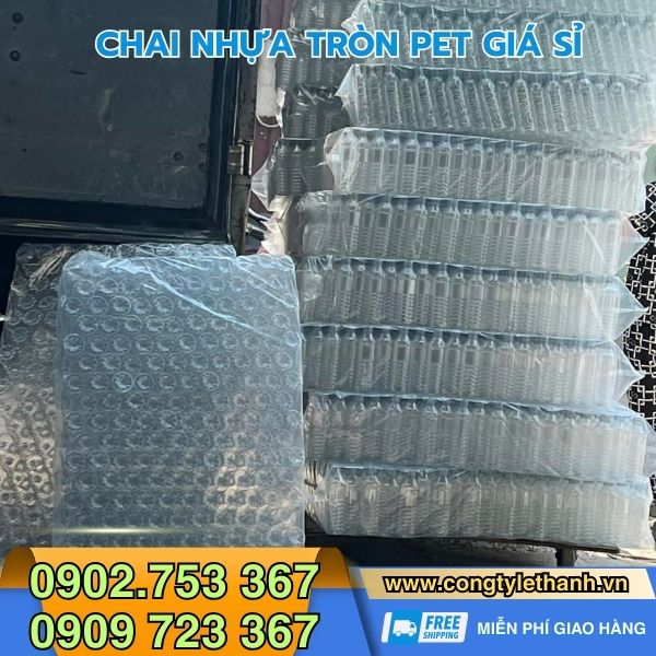Địa chỉ bán chai nhựa tròn 330ml, 500ml, 1000ml uy tín TPHCM Địa chỉ bán chai nhựa tròn 330ml, 500ml, 1000ml uy tín TPHCM