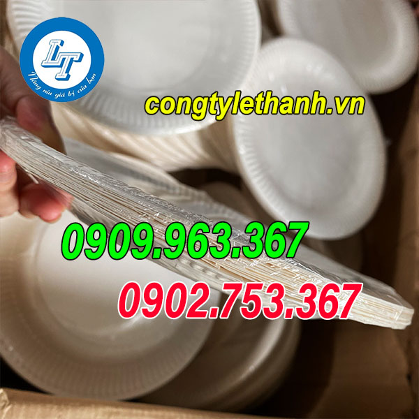 NGUỒN SỈ RẺ DĨA GIẤY DÙNG 1 LẦN TẠI HCM đĩa giấy đóng bịch