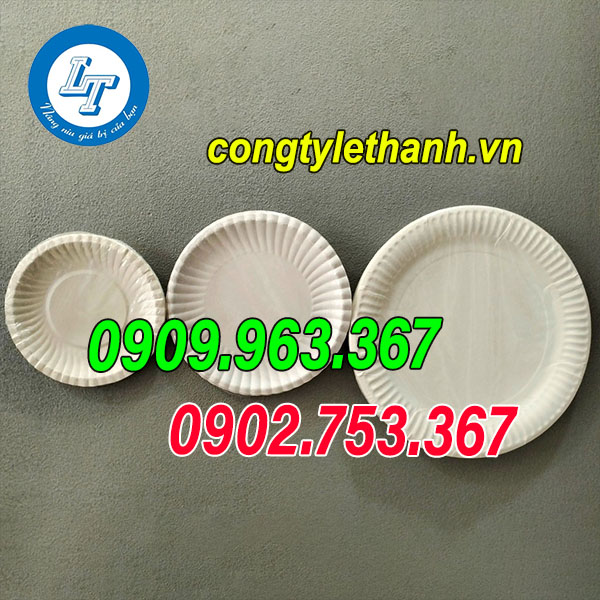 NGUỒN SỈ RẺ DĨA GIẤY DÙNG 1 LẦN TẠI HCM đĩa giấy nhiều kích thước