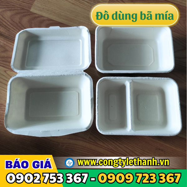 Địa chỉ cung cấp tô bã mía, hộp bã mía, khay bã mía giá rẻ an toàn Hộp bã mía đa dạng mẫu mã