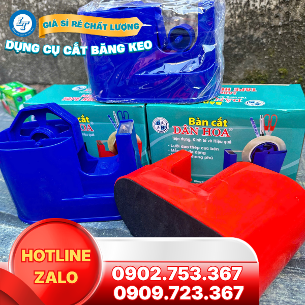 Dụng cụ cắt băng keo để bàn size lớn có đế chống trơn trượt Dụng cụ cắt băng keo để bàn size lớn có đế chống trơn trượt