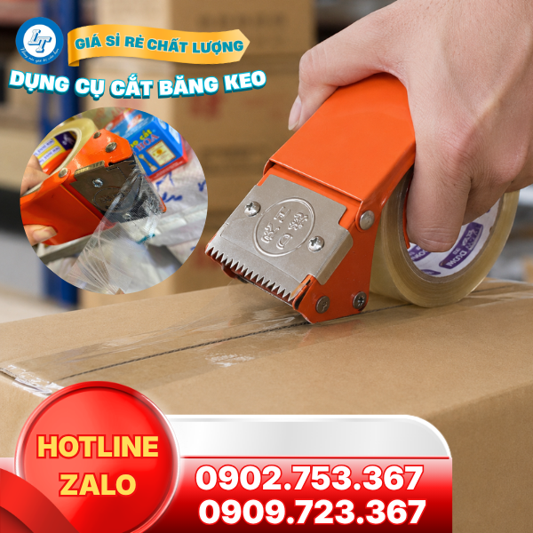 Cảo cắt băng keo cầm tay dán thùng dễ dàng Cảo cắt băng keo cầm tay dán thùng dễ dàng