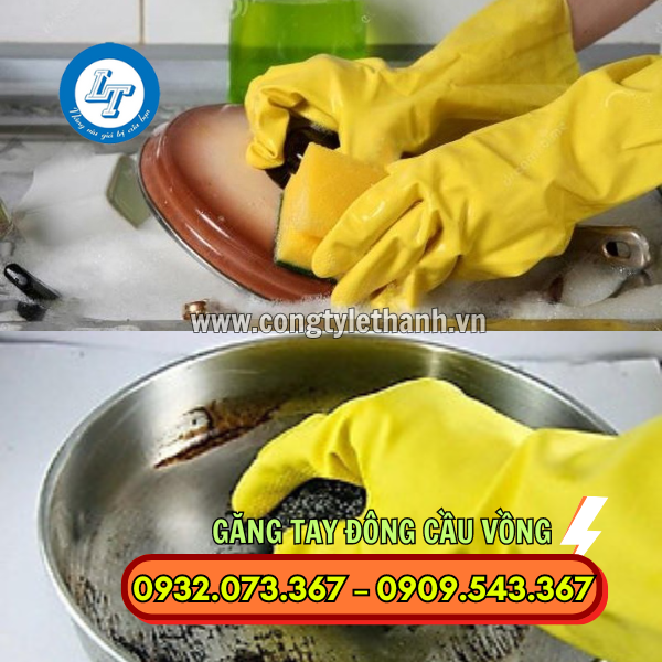 GĂNG TAY ĐÔNG CẦU VỒNG SIZE S, M, L NHIỀU MÀU GIÁ SỈ RẺ ứng dụng găng tay cao su