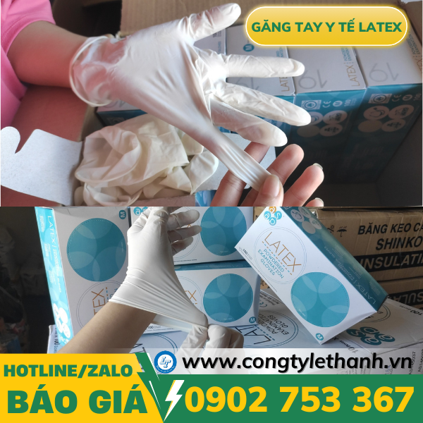 Găng tay y tế Latex giá sỉ Găng tay y tế Latex giá sỉ