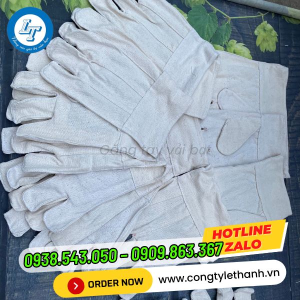 GĂNG TAY VẢI BẠT SỈ RẺ NHẤT găng tay vải bạt giá sỉ
