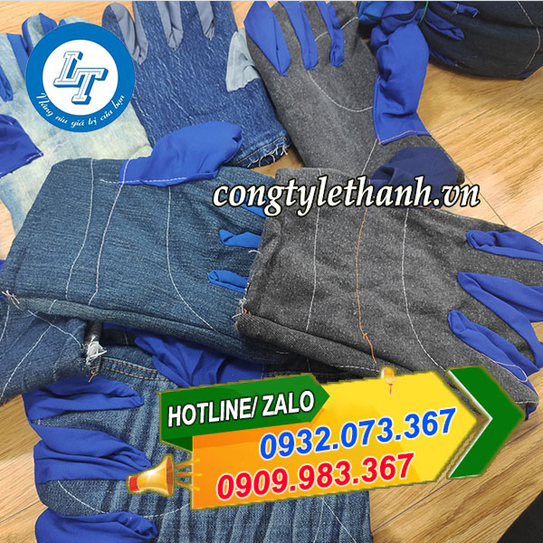 MUA BAO TAY VẢI MẬP, GĂNG TAY VẢI JEAN, KAKI SỐ LƯỢNG LỚN găng tay vải jean