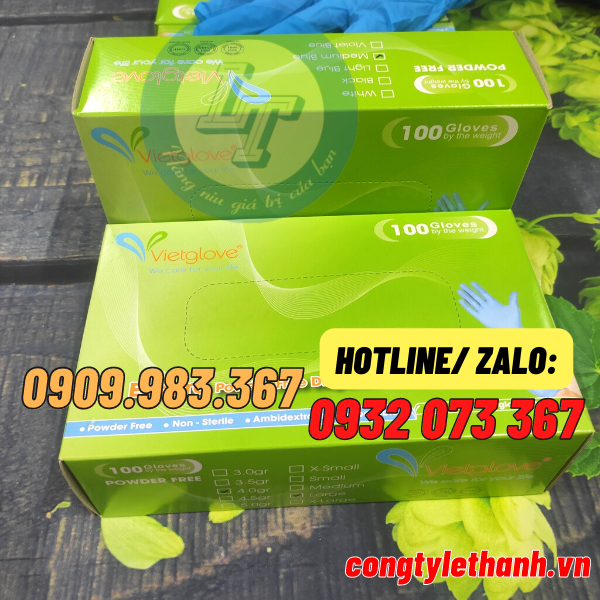 GĂNG TAY Y TẾ HỘP 100 CÁI ĐỘ BỀN CAO, GIÁ RẺ MỌI NƠI GĂNG TAY Y TẾ VIETGLOVE