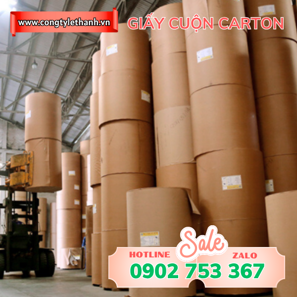 Giấy cuộn carton có sẵn kho nhiều kích thước Giấy cuộn carton có sẵn kho nhiều kích thước