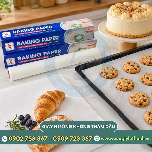 Giấy nến chống dính không thấm dầu giá sỉ, sẵn kho nhiều quy cách Giấy nến chống dính không thấm dầu giá sỉ, sẵn kho nhiều quy cách