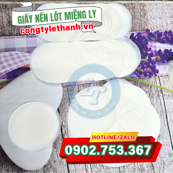Giấy nến chống tràn miệng ly an toàn sức khỏe Giấy nến chống tràn miệng ly an toàn sức khỏe
