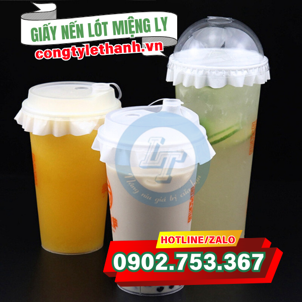 Giấy nến lót miệng ly đảm bảo nước uống không bị đổ ra ngoài khi bị nghiêng Giấy nến lót miệng ly đảm bảo nước uống không bị đổ ra ngoài khi bị nghiêng