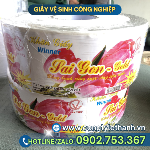 Giấy vệ sinh công nghiệp Sài Gòn Gold Giấy vệ sinh công nghiệp Sài Gòn Gold