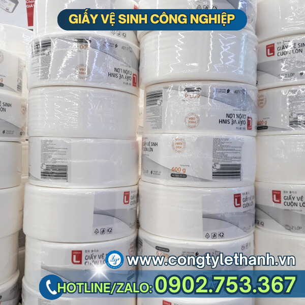 Giấy vệ sinh công nghiệp đóng gói chắc chắn Giấy vệ sinh công nghiệp đóng gói chắc chắn