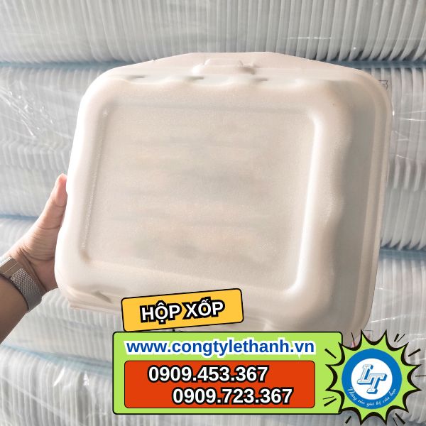 hộp xốp in hình giá sỉ theo yêu cầu size lớn đựng gà vịt hộp xốp đựng gà vịt bề mặt trơn