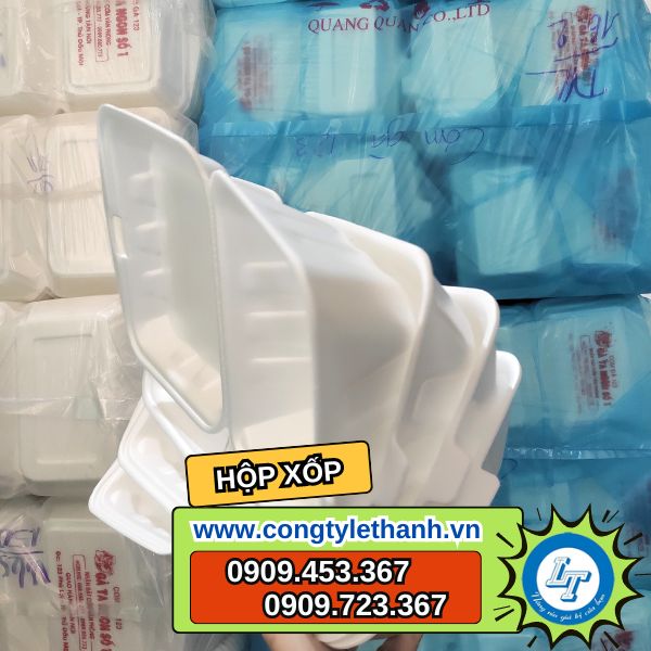hộp xốp in hình giá sỉ theo yêu cầu size lớn đựng gà vịt hộp xốp đựng gà vịt màu trắng